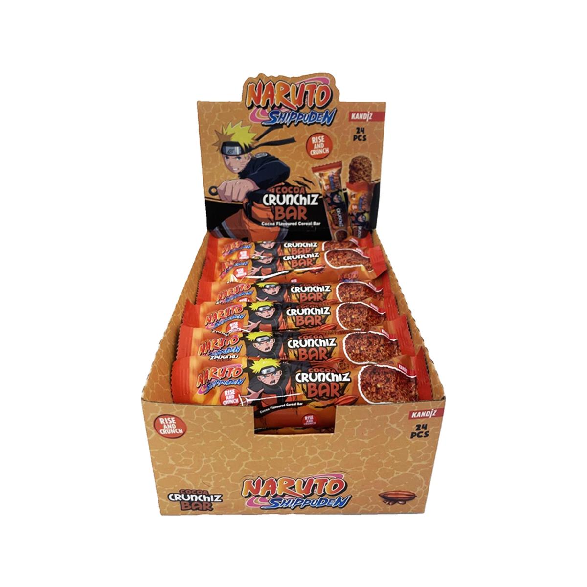 Naruto Crunchiz Bar Cocoa 26.5g (24 pcs)