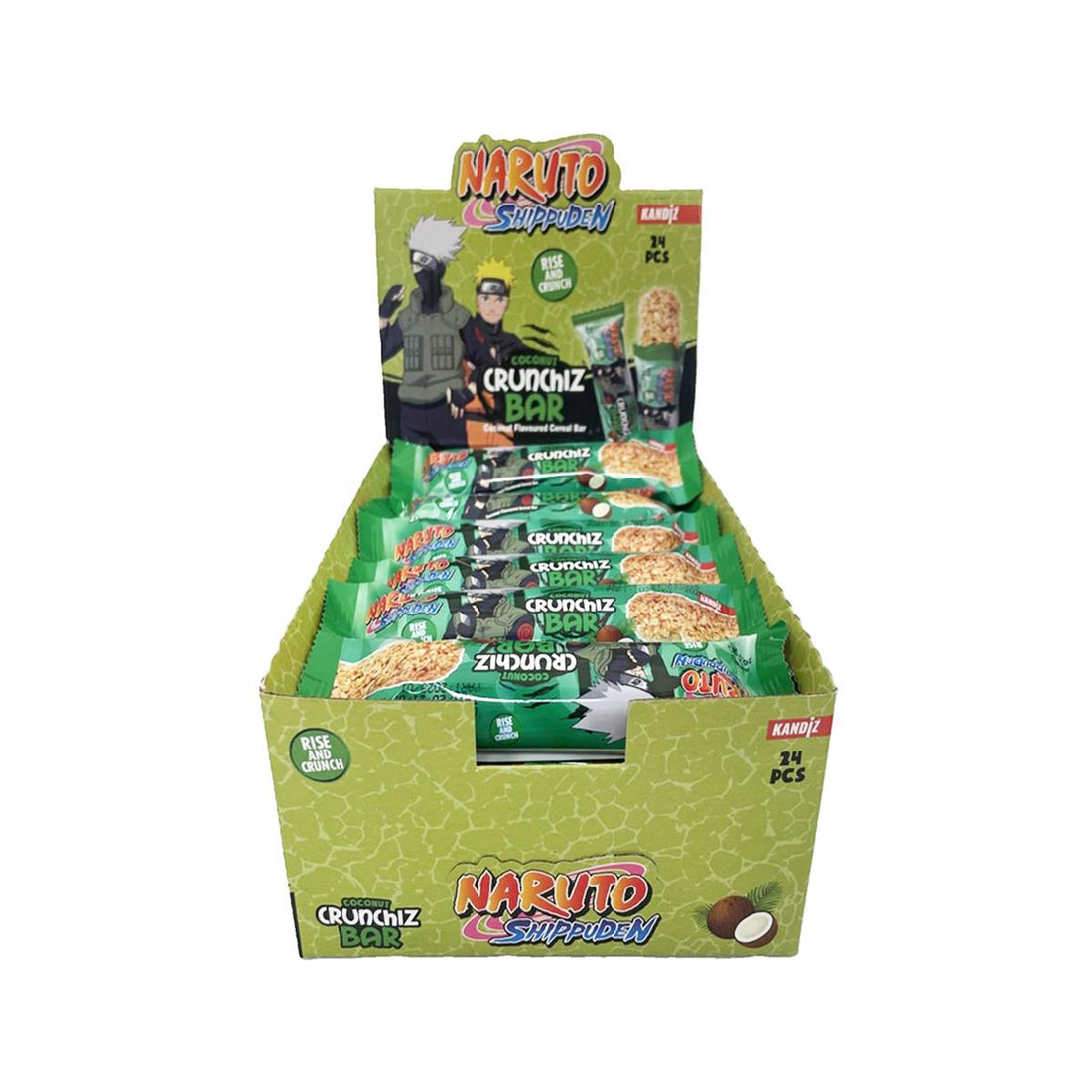 Naruto Crunchiz Bar Coconut 26.5g (24 pcs)