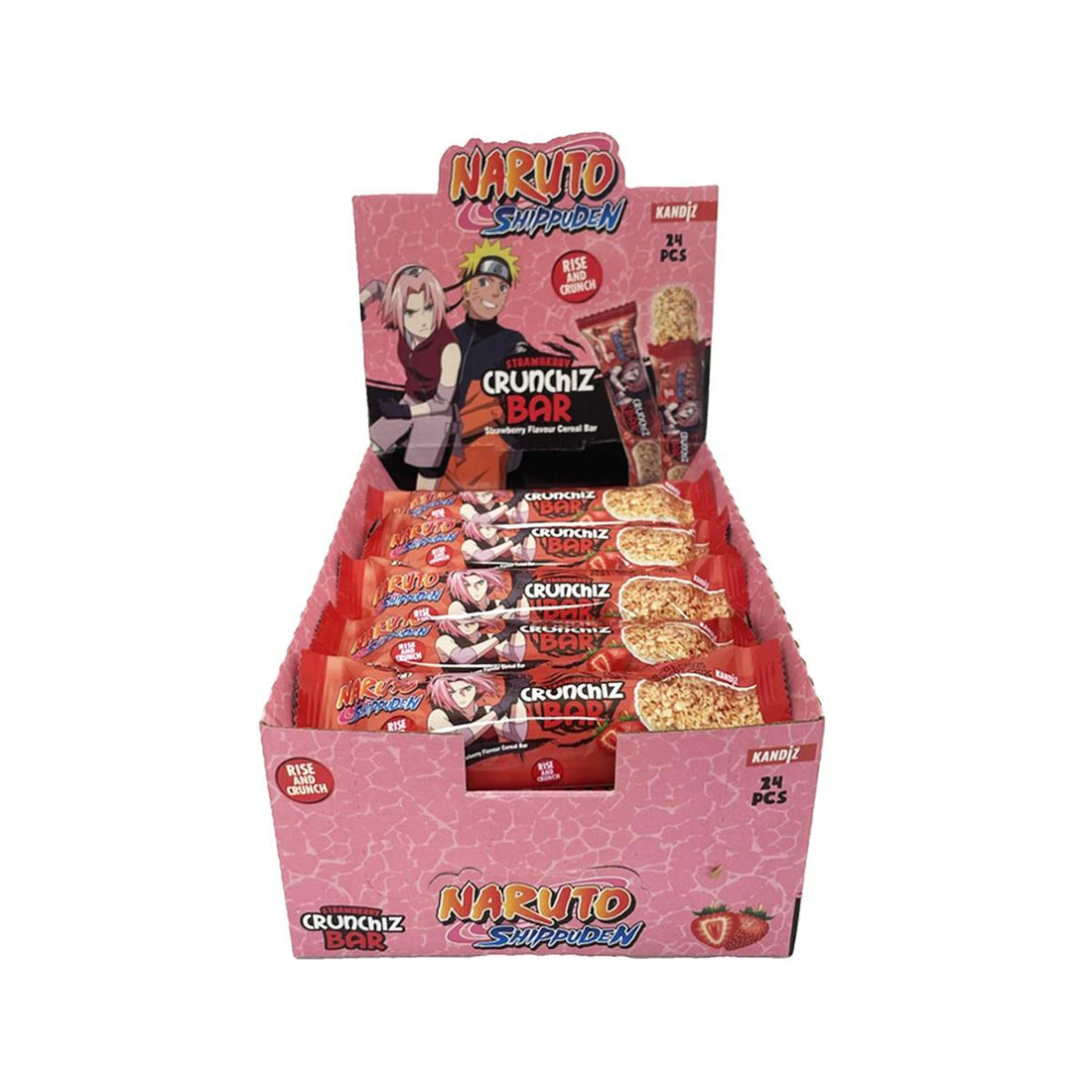Naruto Crunchiz Bar Strawberry 26.5g (24pcs)