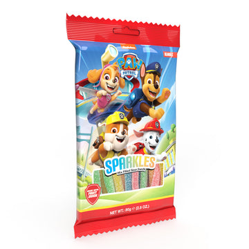 Paw Patrol Mixed Filled Sour Belts 12pck x 80g (Turkey)