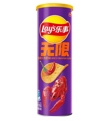 Lays Stax Spicy Crayfish 90g New (China)