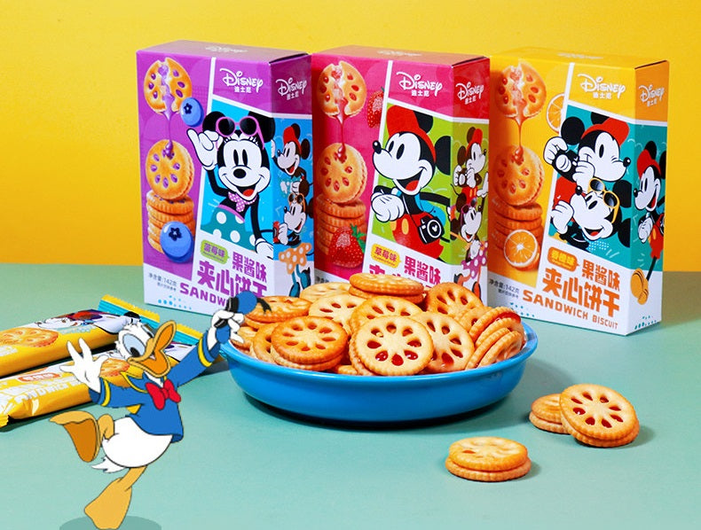 BinQi Disney Jam Flavored Sandwich Biscuit (China)