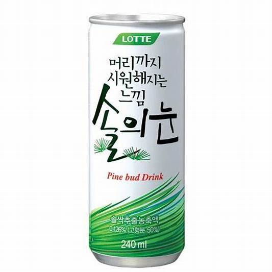 Lotte Pine Bud Drink pack of 6x240ml (Korea)