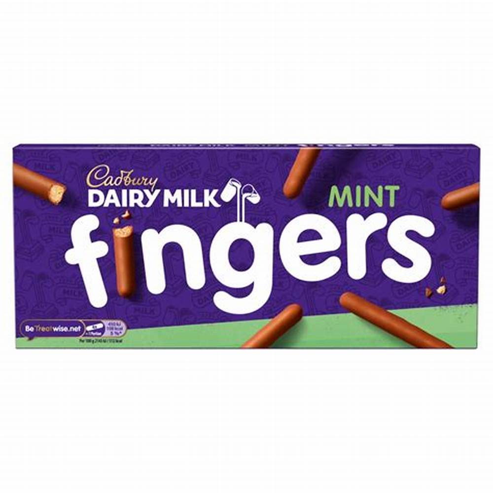 Cadbury Mint Chocolate Fingers (UK)