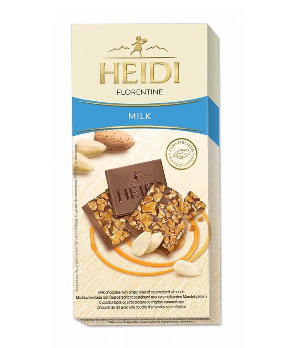Heidi Florentine Milk w/ Caramelized Almonds 100g (European)