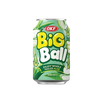 OKF Big Ball Aloe Flavor Drink 340ml (Korea)