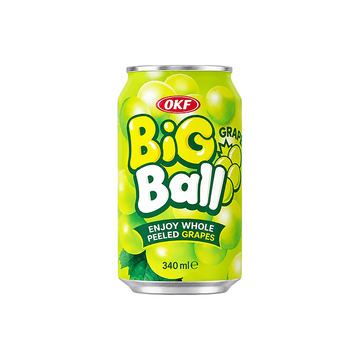 OKF Big Ball White Grape Flavor Drink 340ml (Korea)