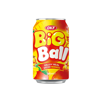 OKF Big Ball Mango Flavor Drink 340ml (Korea)