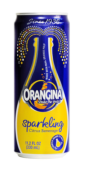 Orangina Carbonated Orange Slim Can 330ml - 4x6pck (Europe)