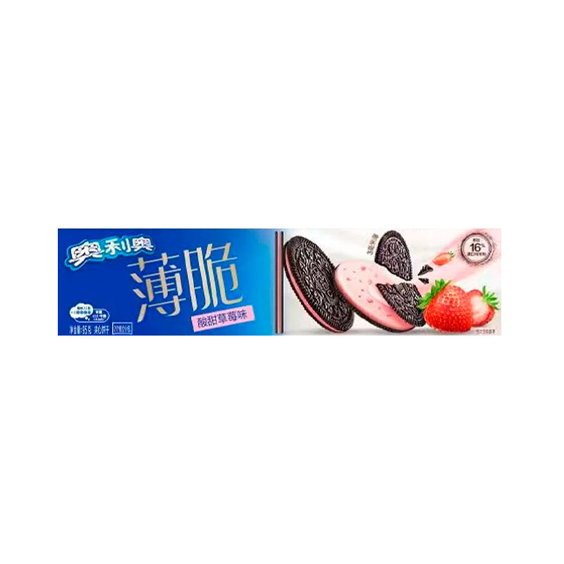 Oreo Ultra Thin Biscuit Sour Strawberry (China)