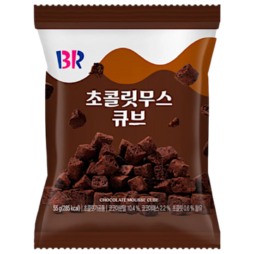 Baskin Robbins Chocolate Mousse Cube Snack 55g (Korea)