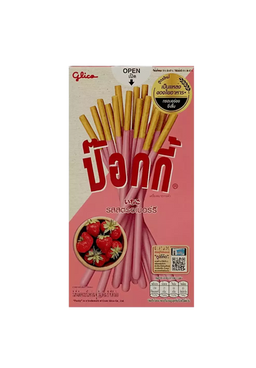 Pocky Strawberry Biscuit Sticks 43g (Thailand)