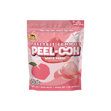 Peel-ooh White Peach Flavor Gummy 70g (China)