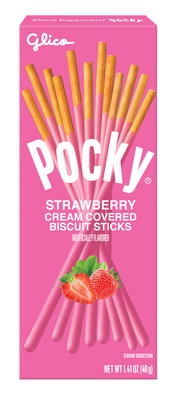 Glico Pocky Strawberry Biscuit Stick - 41g (Korea)
