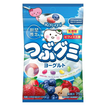 Kasugai Gummy Fruit Yogurt Mix 75g (Japan)