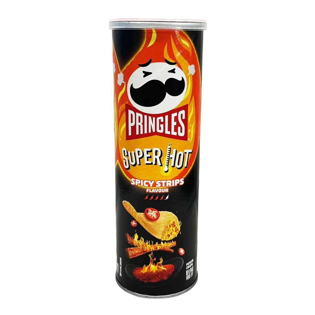 Pringles Super-Hot Spicy Strips 110g (China)