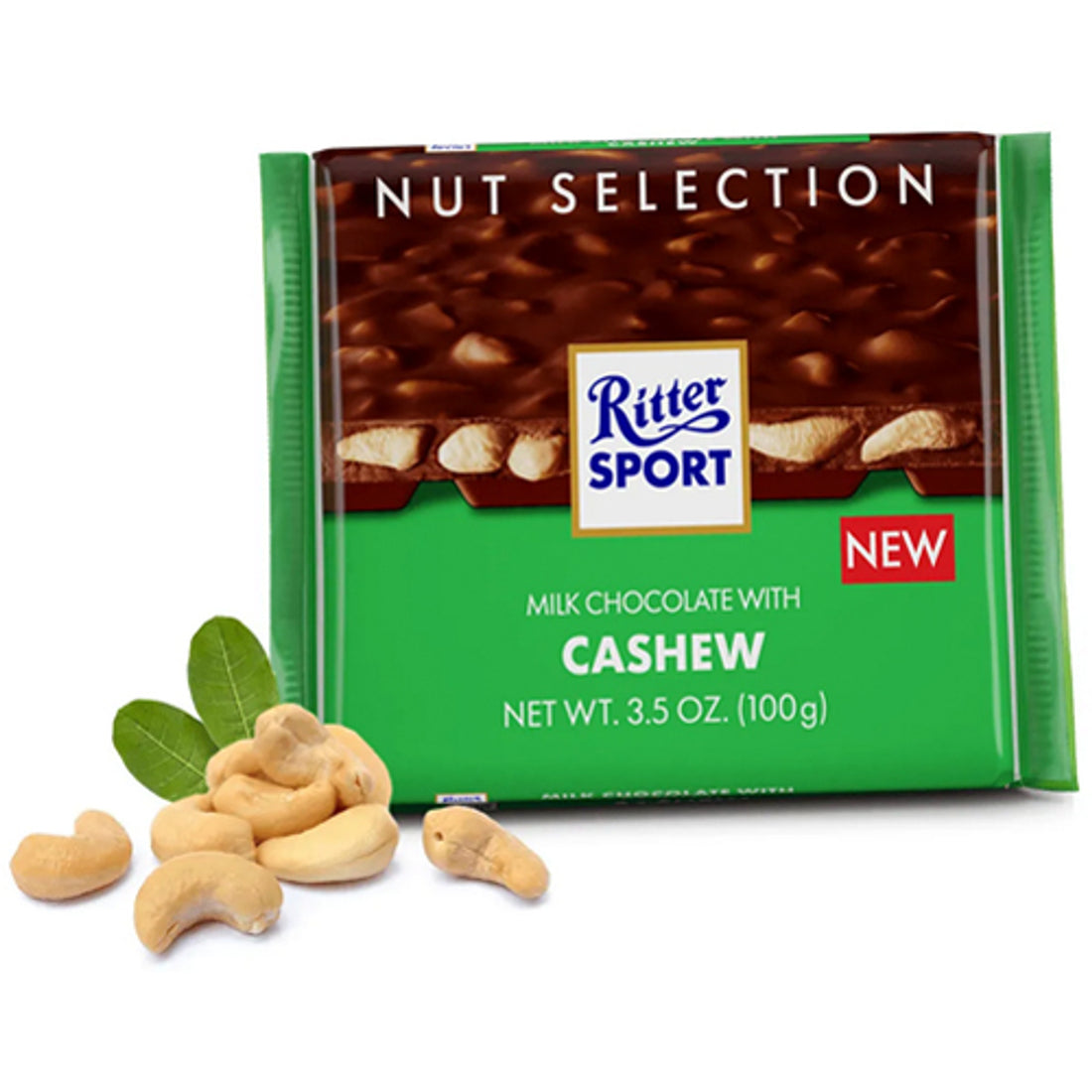 Ritter Sport Milk Whole Cashew 100g (Germany)