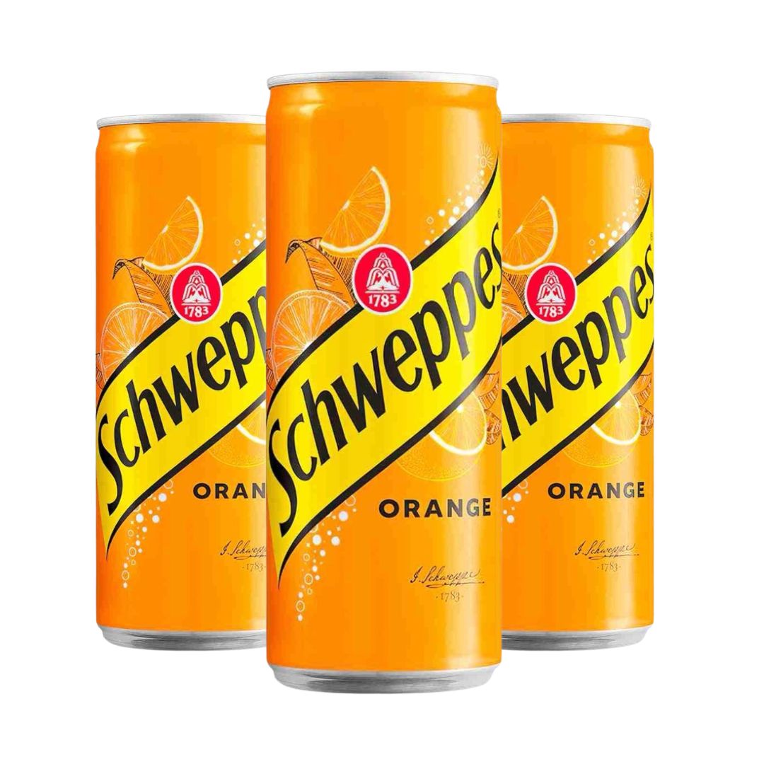 Schweppes Orange Soda 330ml (Poland)