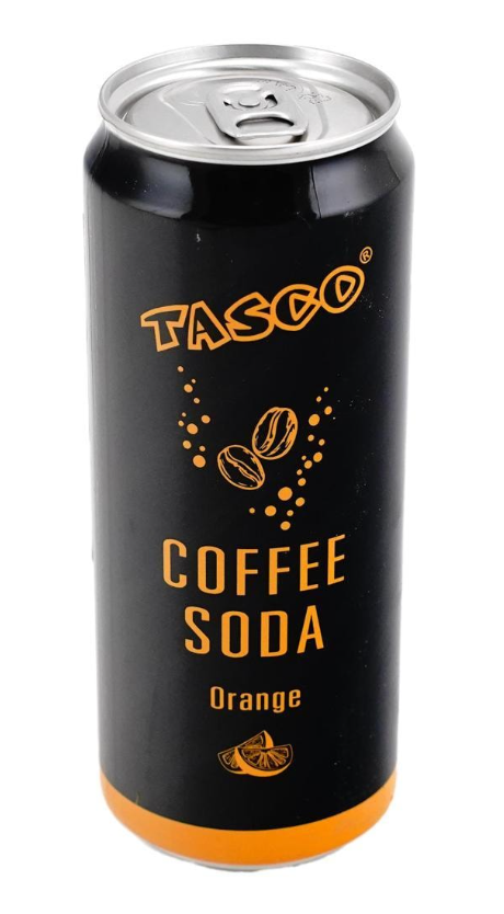 Tasco Coffee Soda Orange Flavor 180ml (Thailand)