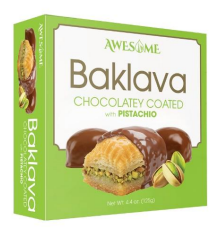 Baklava Pistachio Chocolate Covered  (Turkey)