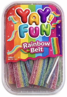 Yay Fun Rainbow Belts 198g (Turkey)
