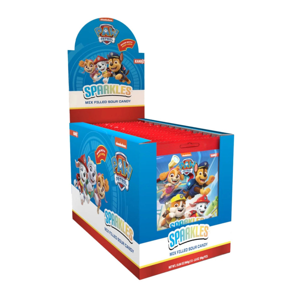 Paw Patrol Mixed Filled Sour Belts 12pck x 80g (Turkey)