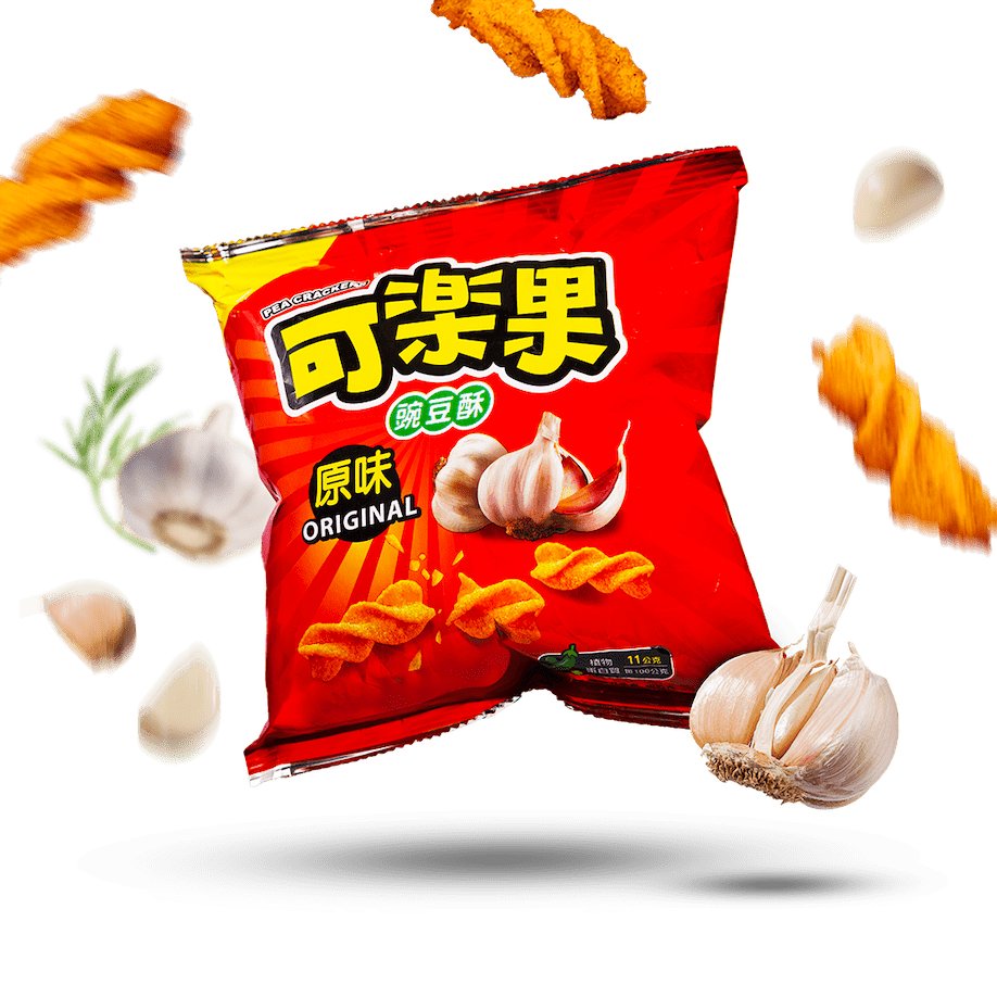 L.H. Koloko Orginal Pea Crackers 48g (Taiwan)