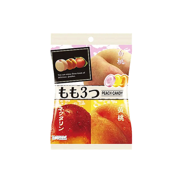 Pine Three Peaches Flavor Hard Candy 85g (Japan)