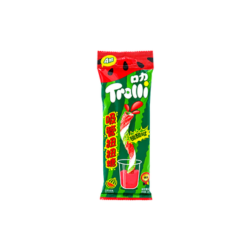 Trolli Twisted Straw Gummy Watermelon Flavor 15g (China)