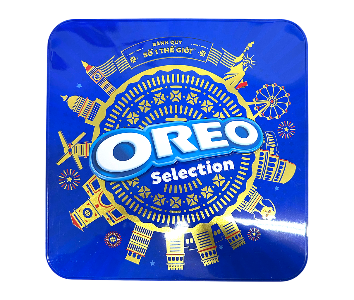 Oreo Selection Metal Box Assorted Flavors 414g (Vietnam)