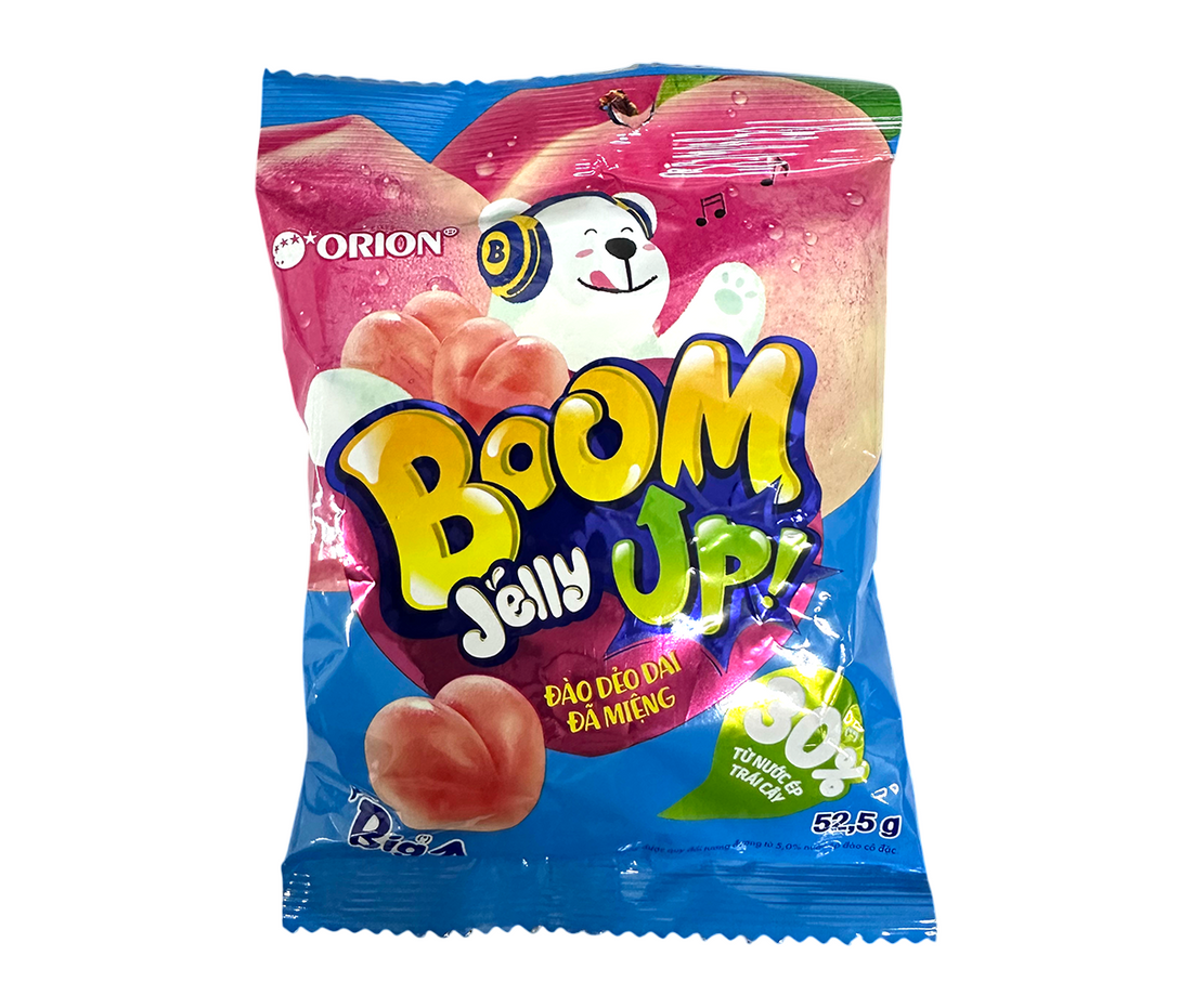 Orion Boom Jelly Gummy Peach 53g (Vietnam)