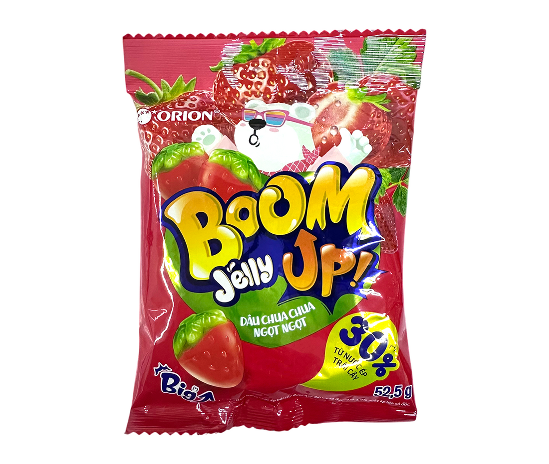 Orion Boom Jelly Gummy Strawberry 53g (Vietnam)