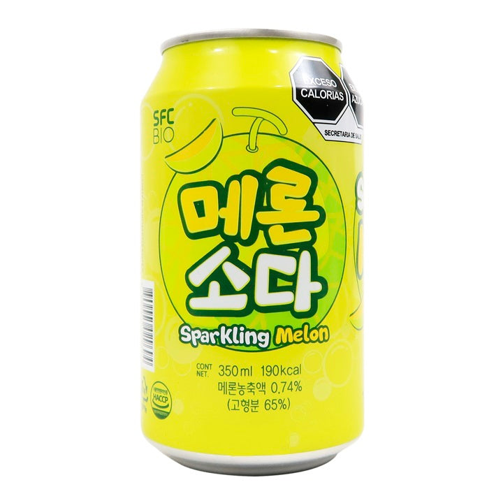 SFC Melon Flavored Soda Drink pack of 6x350ml (Korea)