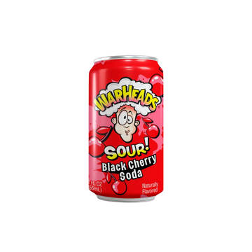 Warheads Black Cherry Sour Soda 355ml