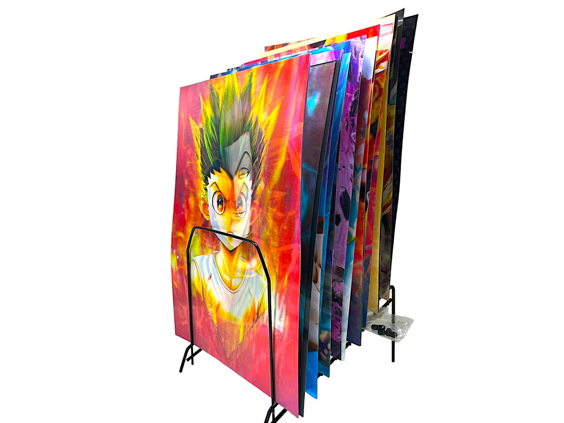 3D Lenticular Anime Poster (variety 40 pcs with display)