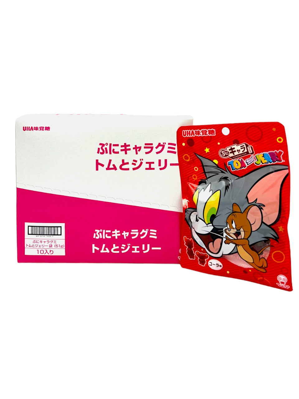 UHA Puni Gummy Tom & Jerry Pack of 10x51g (Japan)