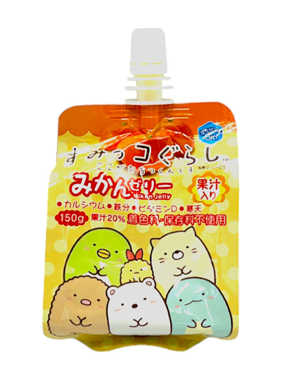 Yokoo Sumikko Gurashi Orange Jelly Pack of 6 (Japan)