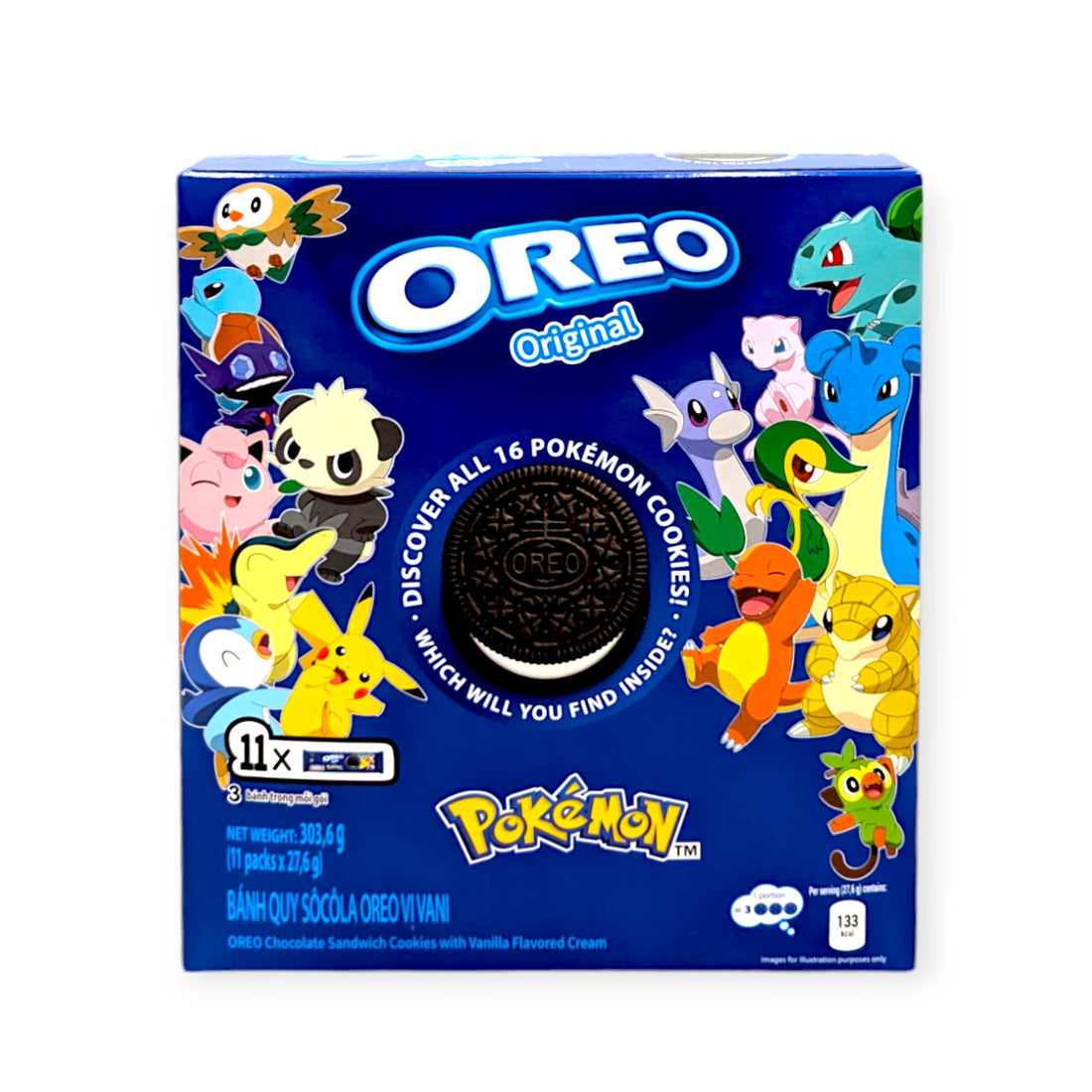 Oreo Original Chocolate Pokémon Edition (Photocards inside)