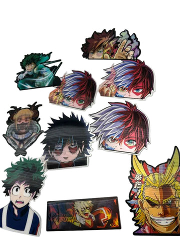My Hero Academia premium selection 3D stickers 10pck