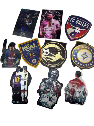 Soccer Mix premium selection 3D stickers 10pck