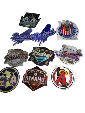 Mixed Sports premium selection 3D stickers 10pck