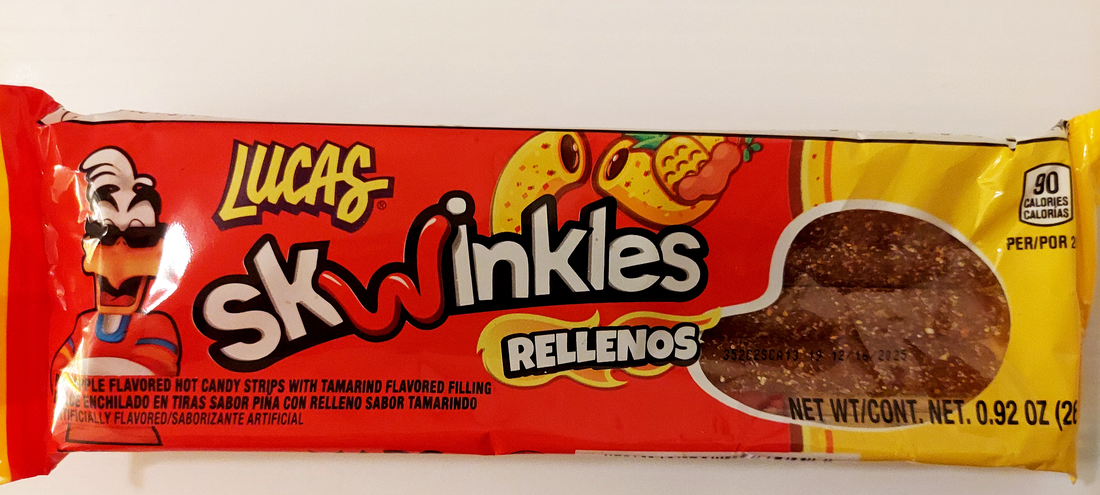 Lucas Skwinkles Pineapple with Tamarind Candy 12 pck x 26g Mexico