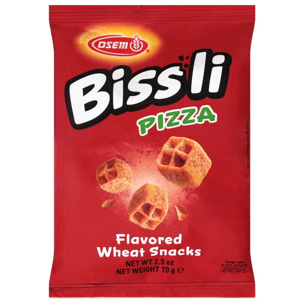Osem Bissli Pizza Flavor Wheat Snacks 72g (Israel)