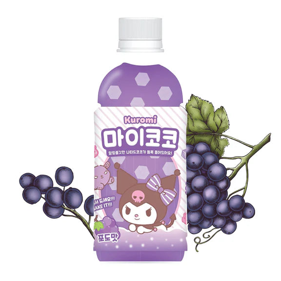 Kuromi Mycoco Grape Flavor 340ml (Korea) Kuromi Mycoco Grape Flavor 340ml (Korea)