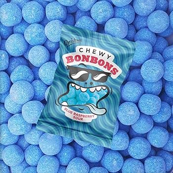 Bristow's Chewy Blue Raspberry Bon Bons 150g (UK)