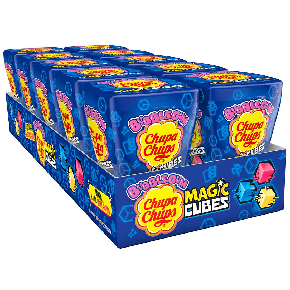 Chupa Chups Magic Cubes Bubblegum 10 Pck (Germany)