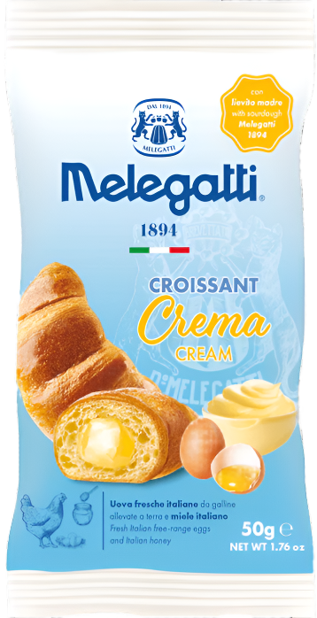 Melegatti Cream Croissant 12pck x 300g Italy