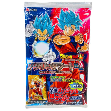 Coris DB Metallic Sheet Gum with a Dragon Ball Card (Box of 15) (Japan)