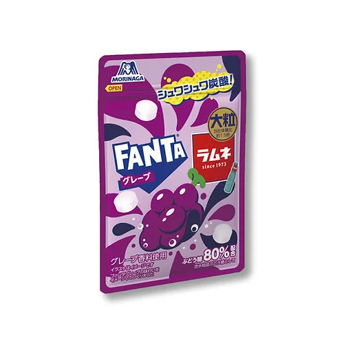 Morinaga Ramune Fanta Grape Candy 10 Pack x25g (Japan)