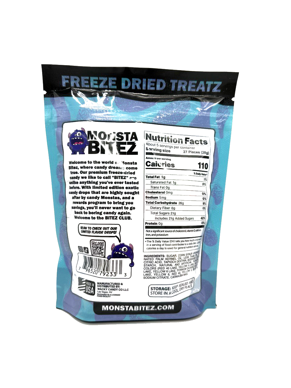 Monsta Bitez Tropical Berry Bitez